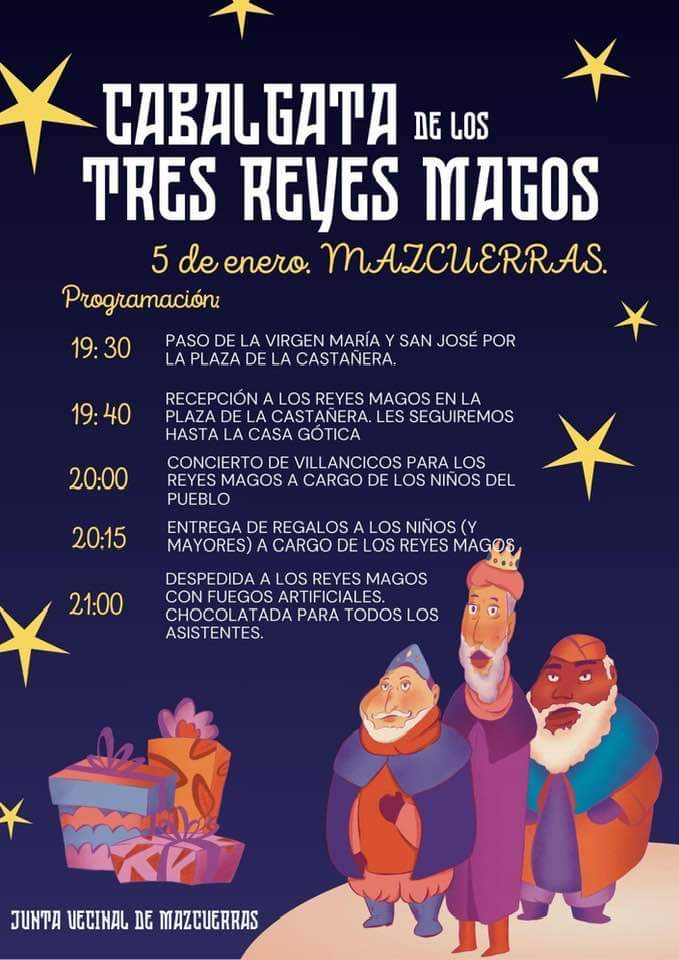Cabalgata de Reyes Mazcuerras 2024