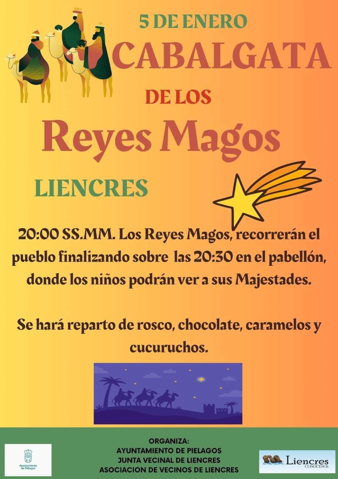 Cabalgata Reyes Magos Liencres 2024