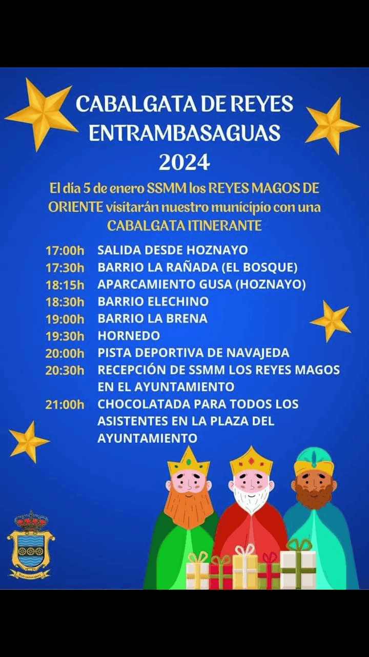 Cabalgata Reyes Magos Entrambasaguas 2024