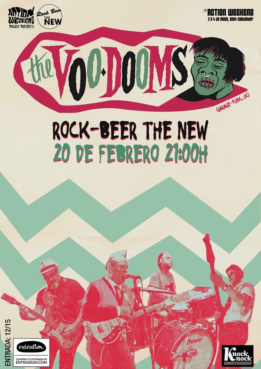 Concierto THE VOO-DOOMS  – 20 Febrero