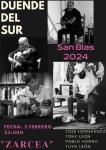Grandes Fiestas de San Blas Zarcea  2024