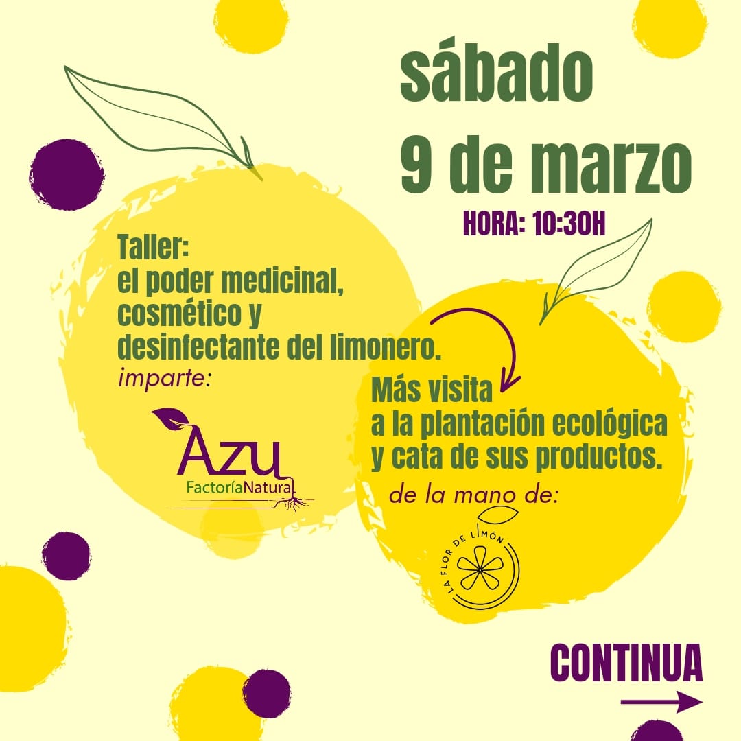 TALLER DE LIMONES CON VISITA A PLANTACIÓN Y CATA