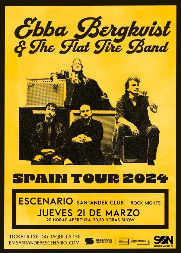 Ebba Bergkvist & The Flat Tire Band en Rock Nights Vol 2