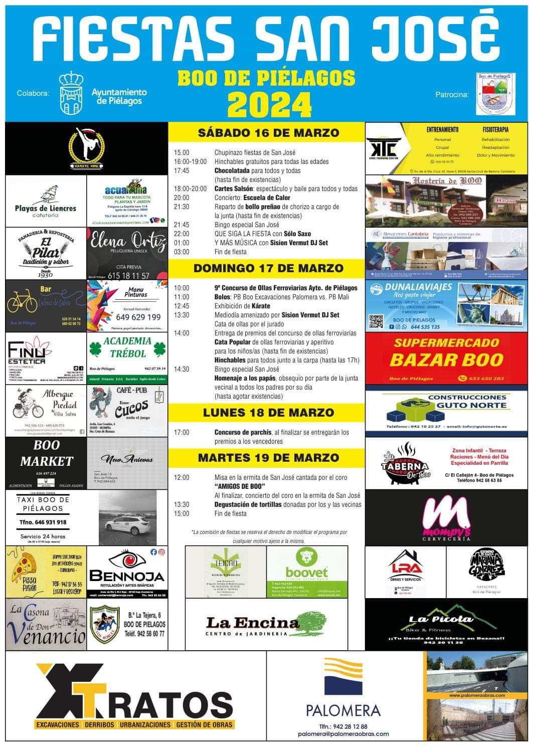 Fiestas de San José Boo de Piélagos 2024