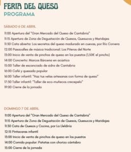 II Feria del Queso de Liérganes