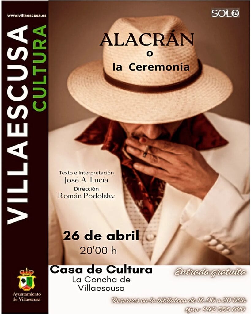 Alacrán o la Ceremonia – 26 Abril