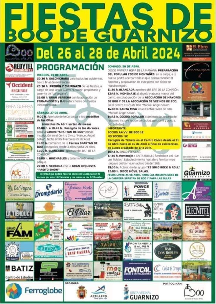 Fiestas de Boo de Guarnizo 2024