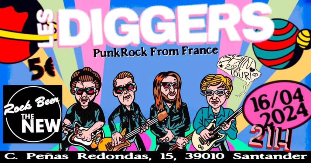 Concierto LESS DIGGERS – 16 Abril