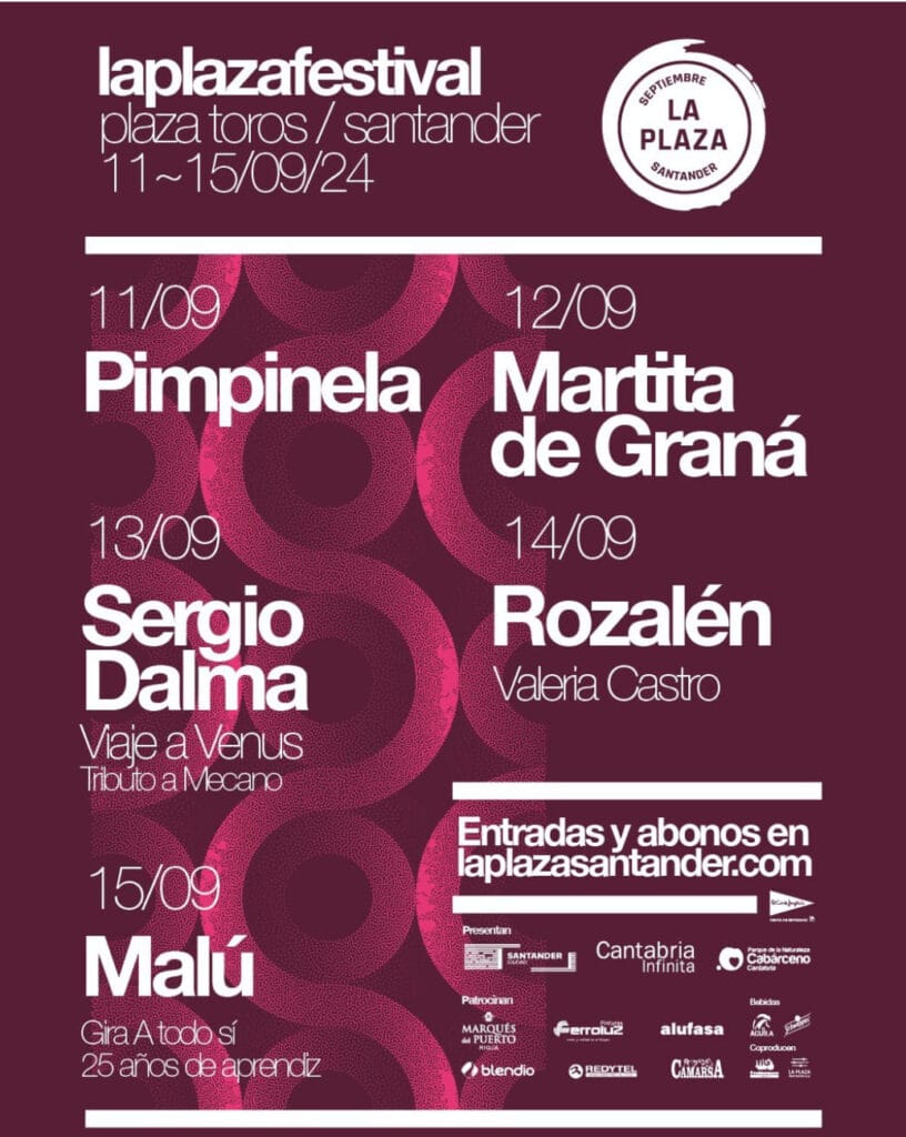 La Plaza Festival  Santander 2024  – Entradas, Cartel y Horarios
