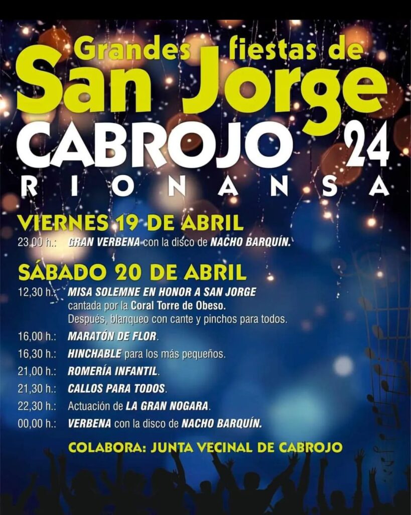 Grandes Fiestas de San Jorge Cabrojo 2024