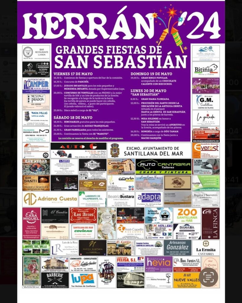Grandes Fiestas de San Sebastián Herrán 2024