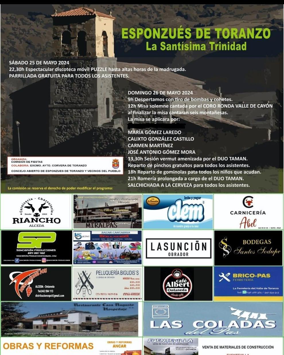 La Santísima Trinidad – Esponzués de Toranzo 2024