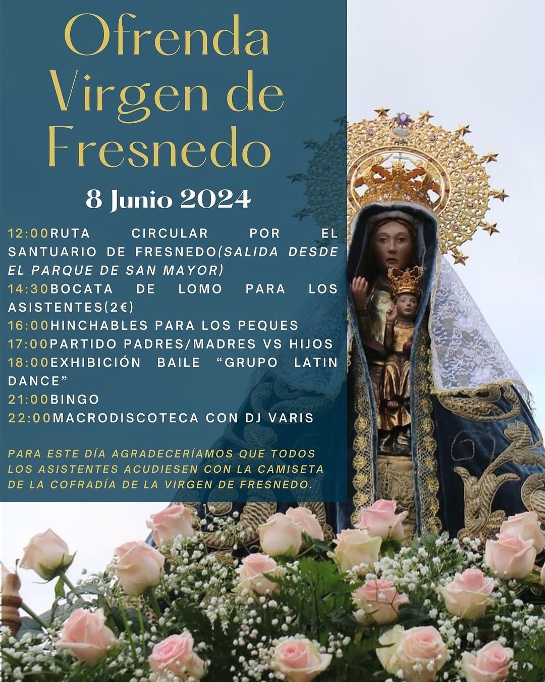 Ofrenda Virgen de Fresnedo 2024