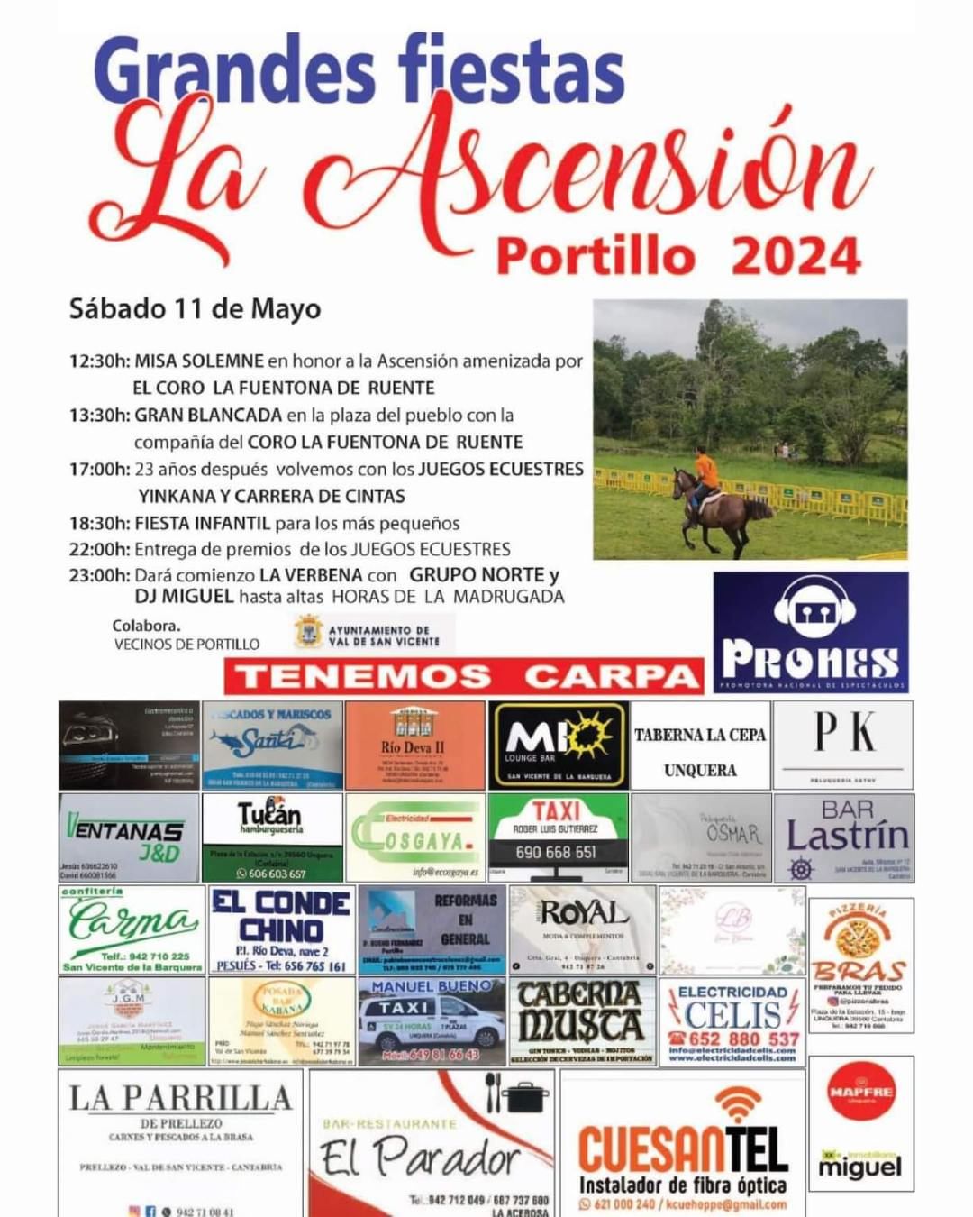 Grandes Fiestas de la Ascensión Portillo 2024