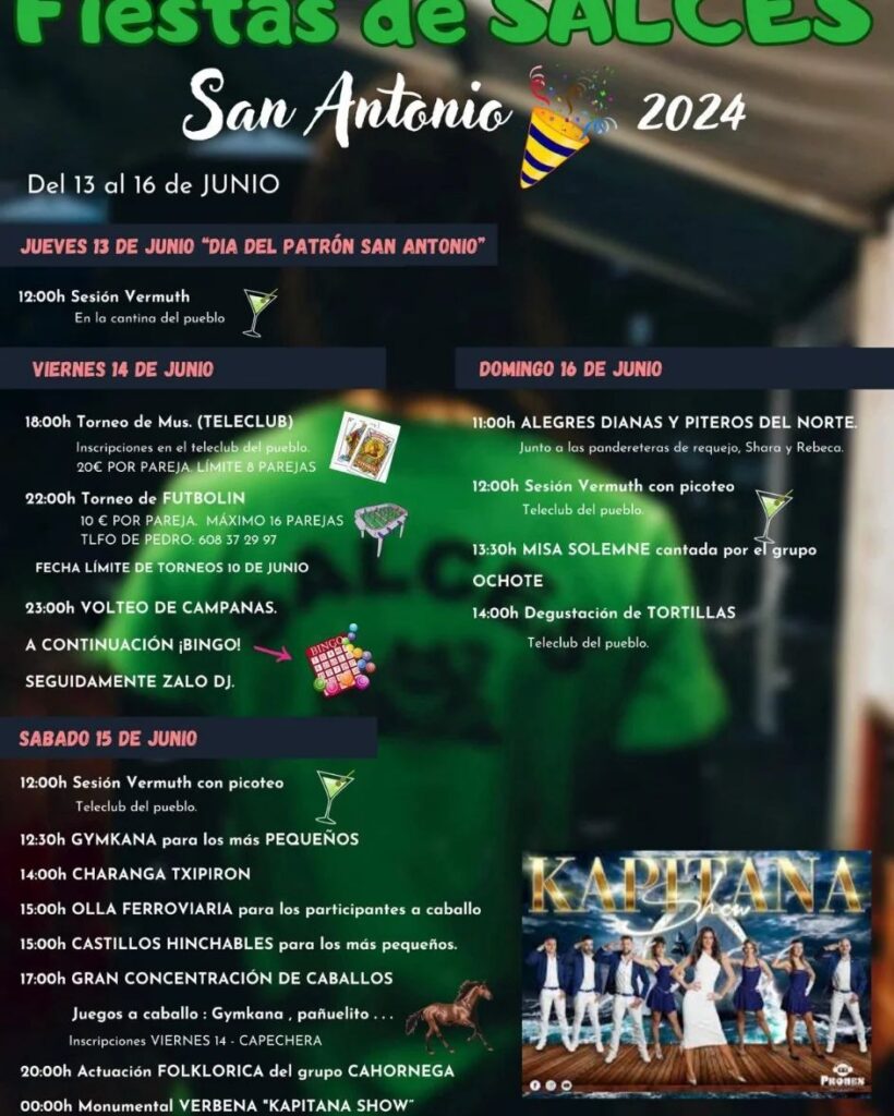 Fiestas de San Antonio Salces 2024