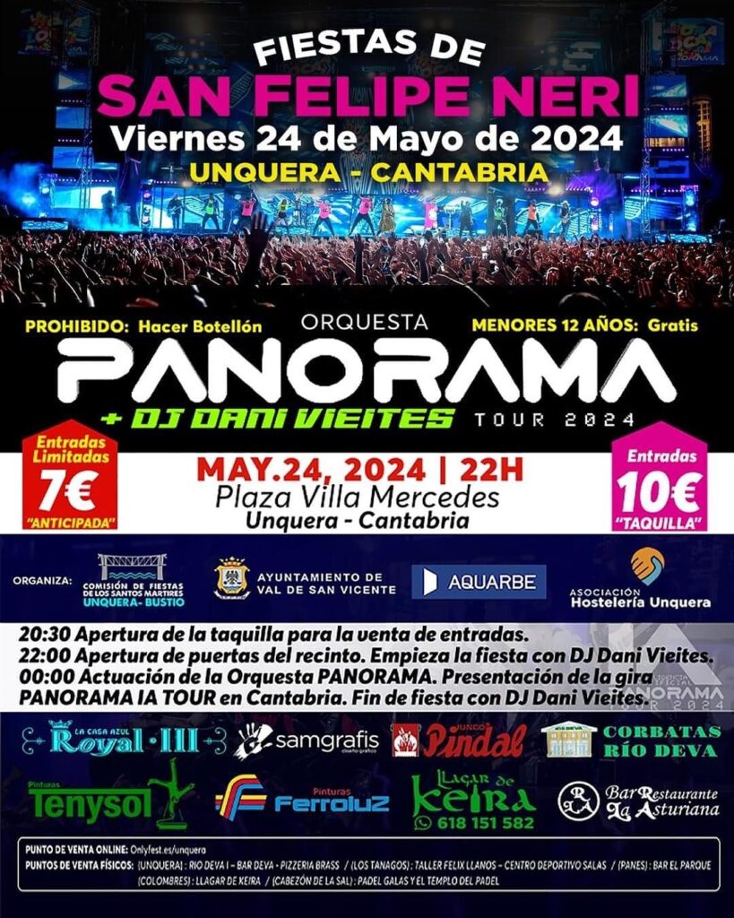 Fiestas de San Felipe Neri Unquera 2024