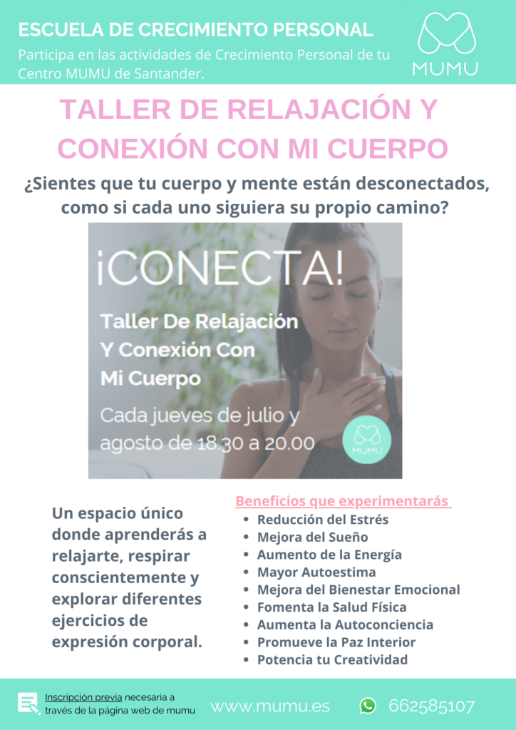 Taller de Relajación y Conexión con mi cuerpo