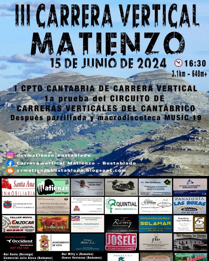 III CARRERA VERTICAL MATIENZO