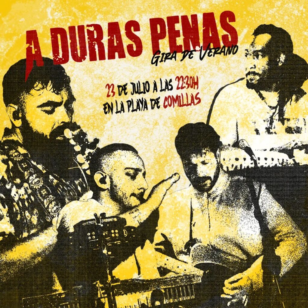 Concierto A duras Penas – Comillas – 23 de Julio