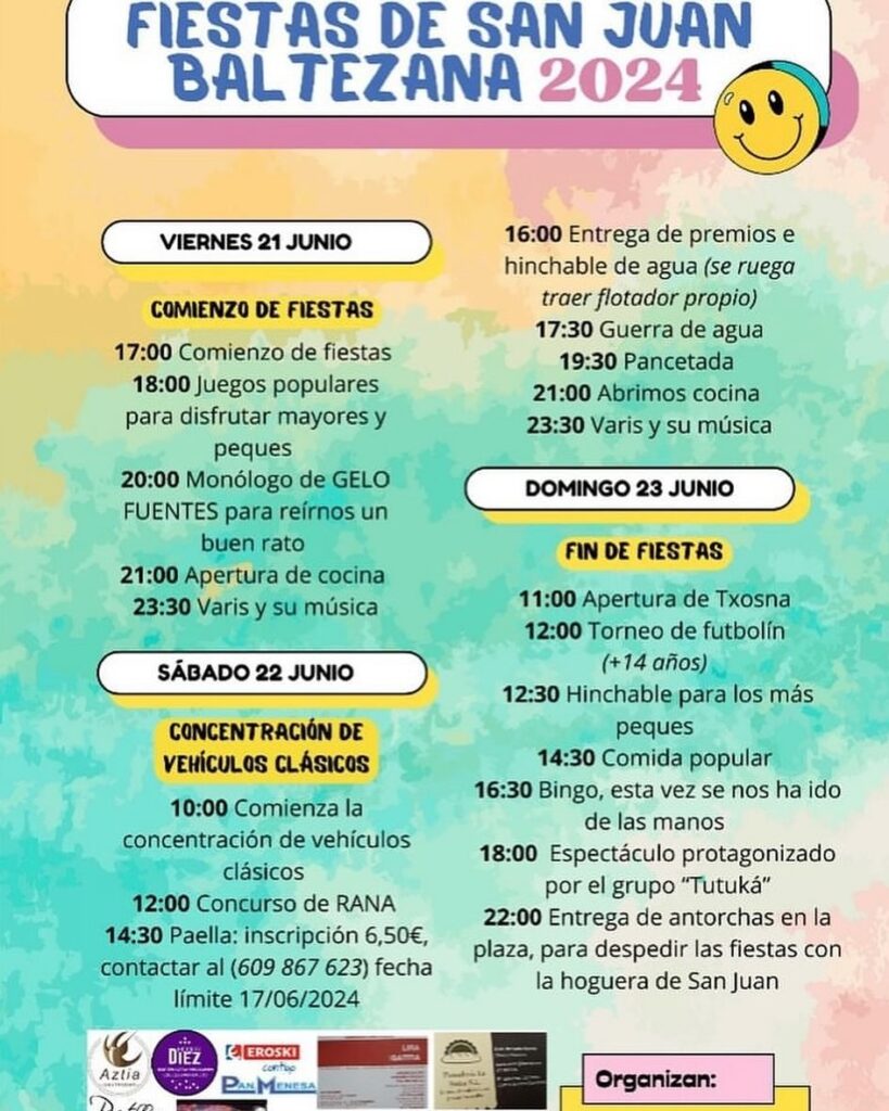 Fiestas de San Juan Baltezana 2024