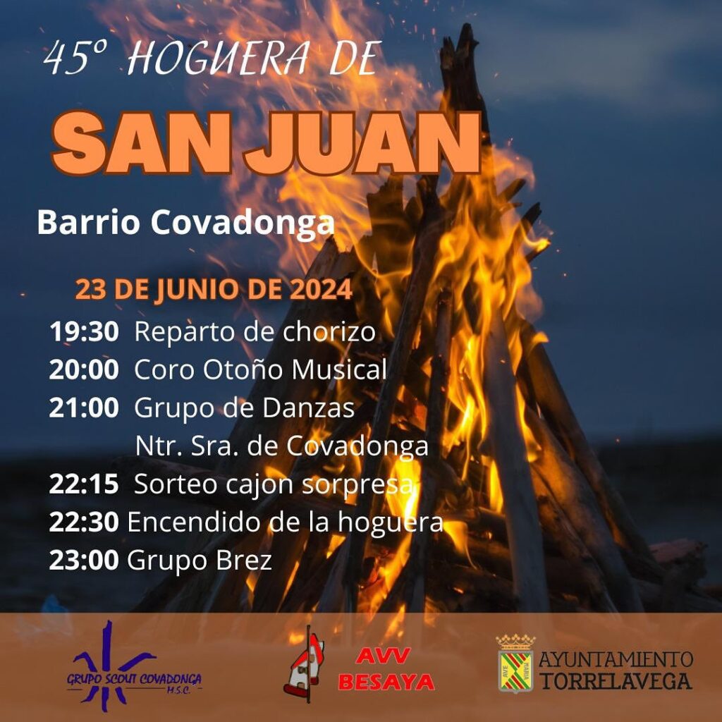 45 Hoguera San Juan Barrio Covadonga 2024