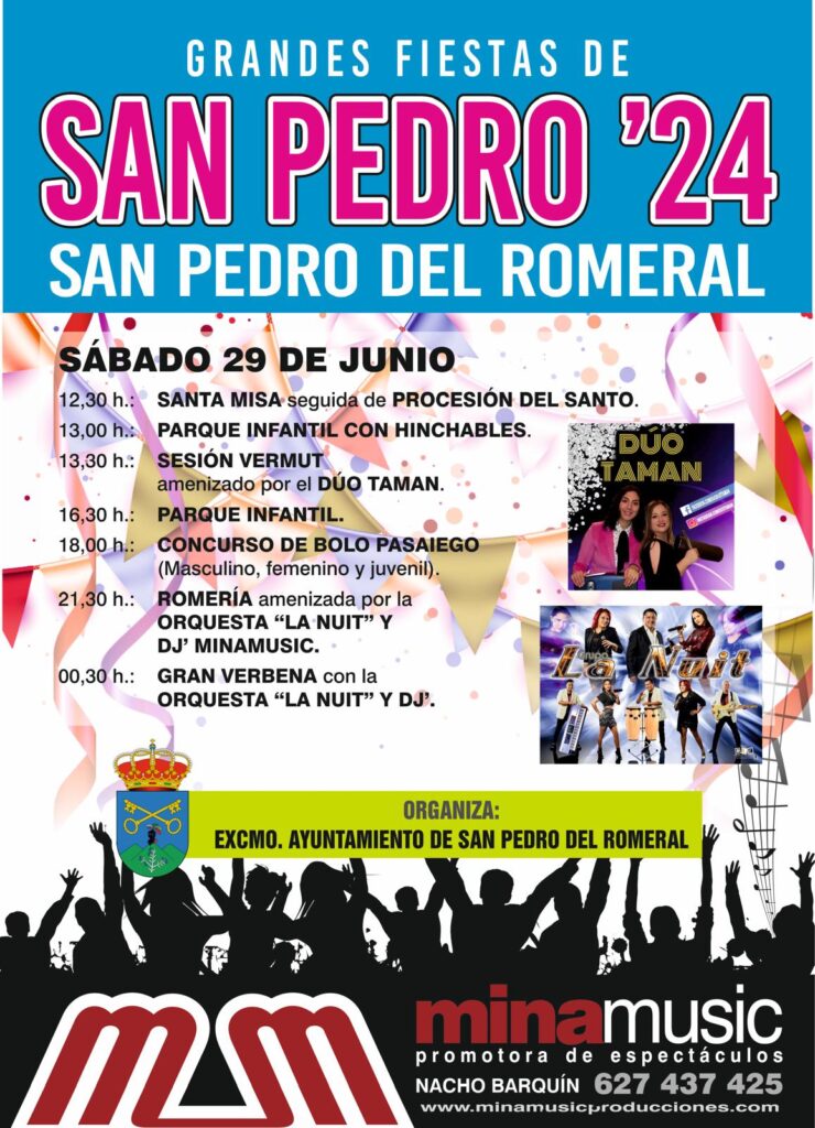 Grandes Fiestas de San Pedro – San Pedro del Romeral 2024