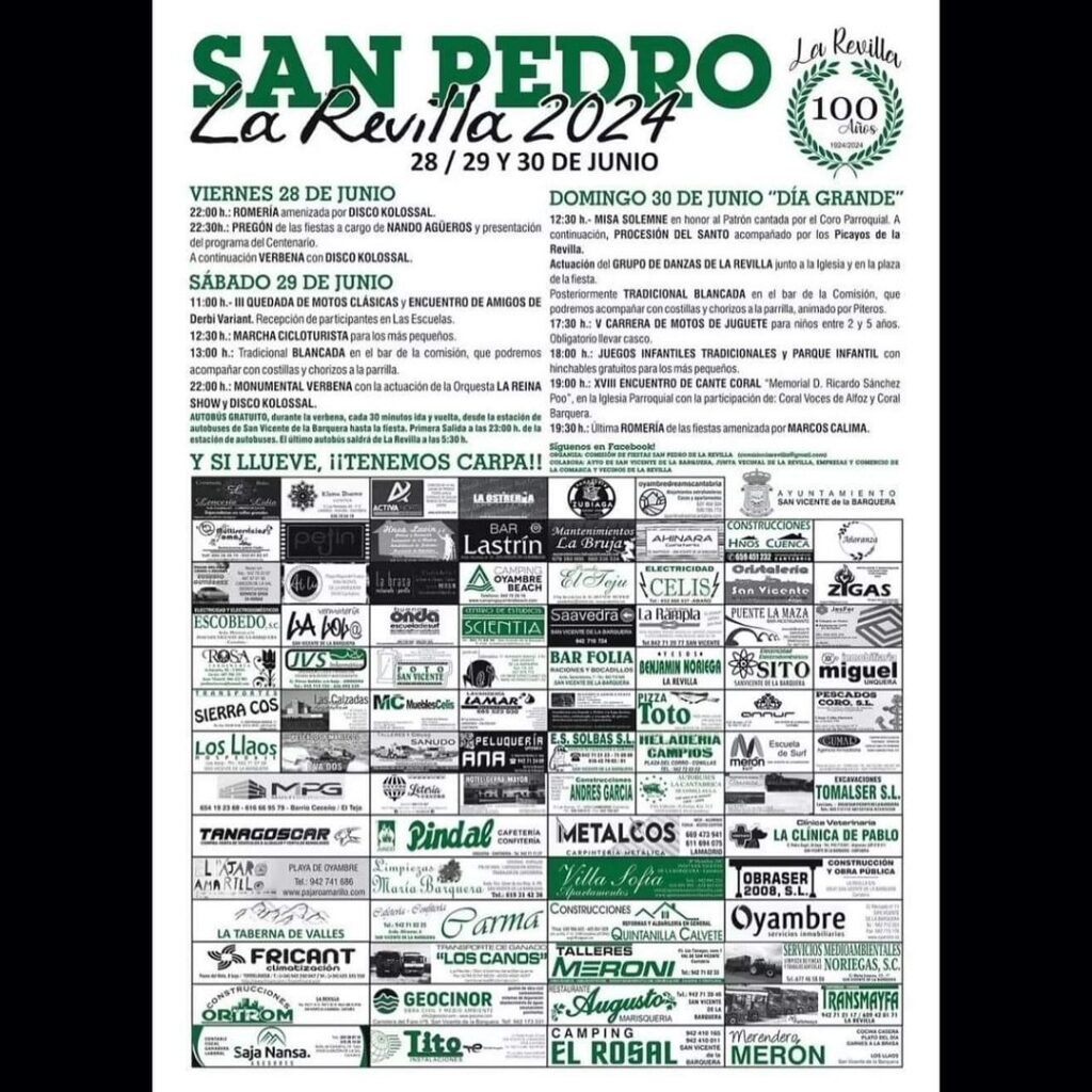 San Pedro La Revilla 2024