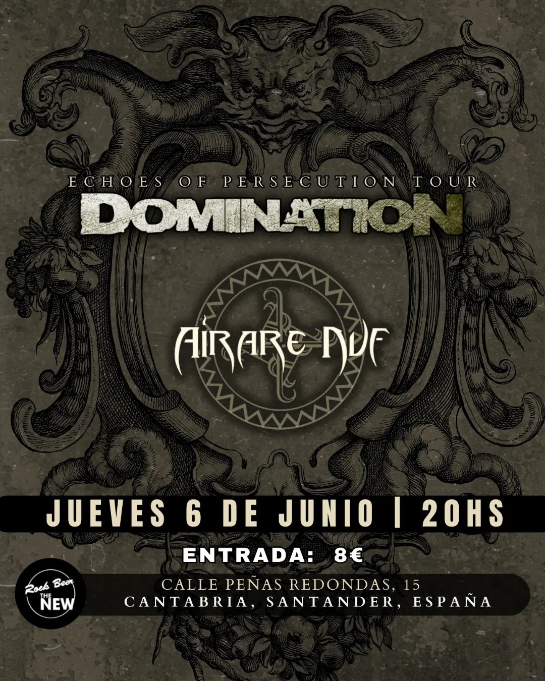 Concierto Domination 6 Junio 2024