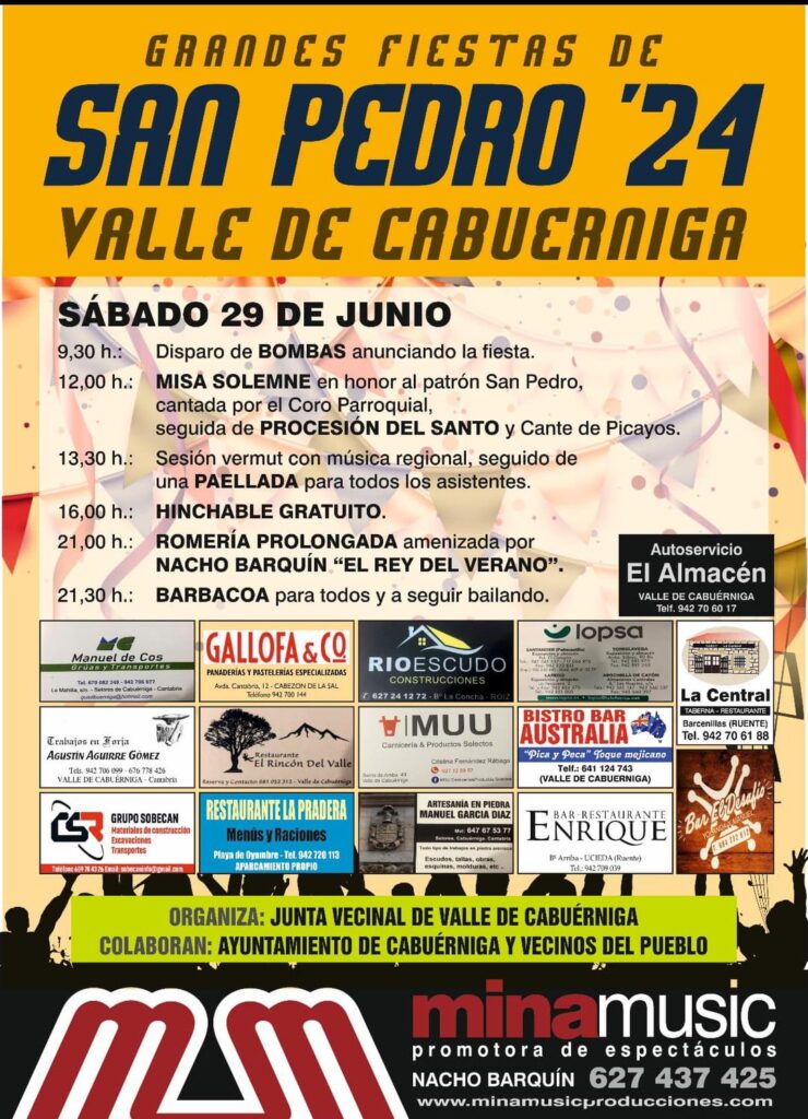 Gran Fiesta de San Pedro en Valle de Cabuérniga 2024
