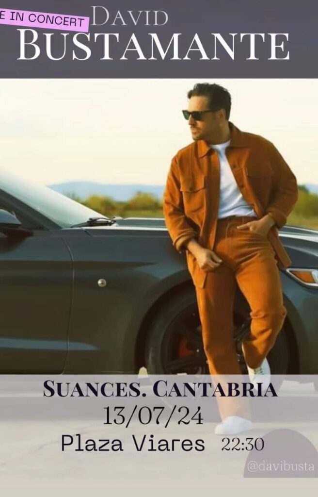 Concierto David Bustamante Suances 2024