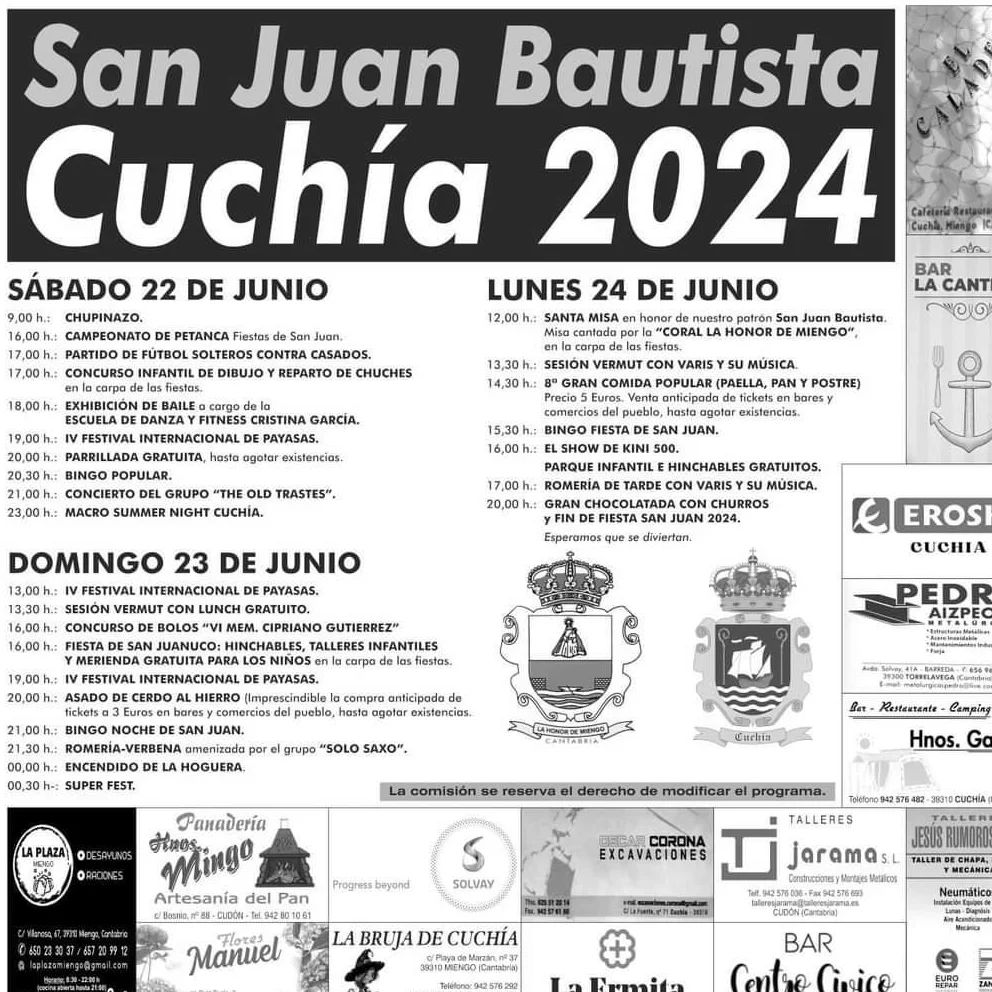 Fiestas de San Juan Bautista Cuchía 2024 Miplanhoy qué hacer hoy en