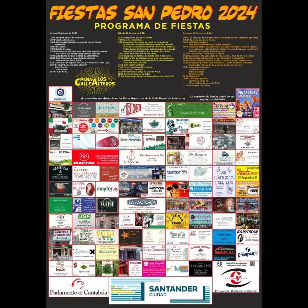 Fiestas de San Pedro Calle Alta 2024