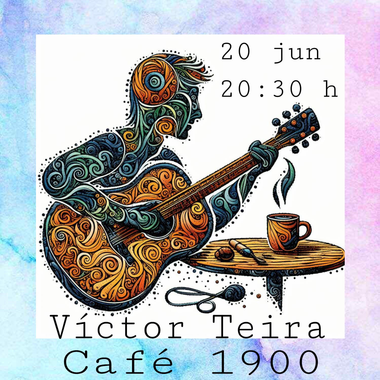 Concierto de Víctor Teira en Café 1900