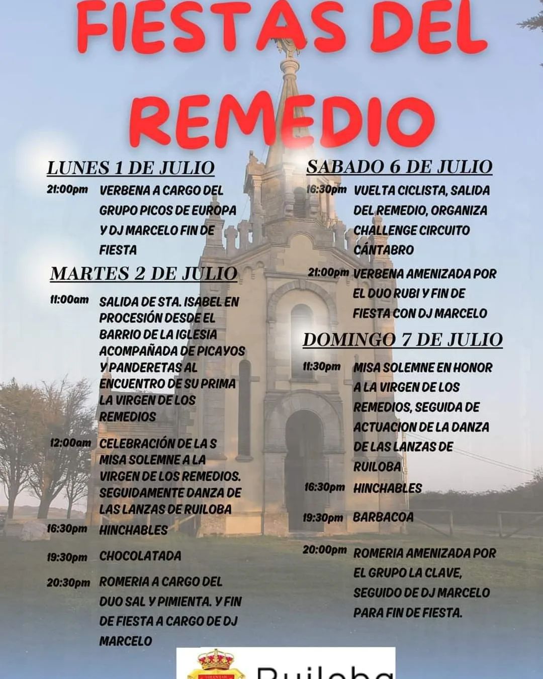 Fiestas del Remedio 2024