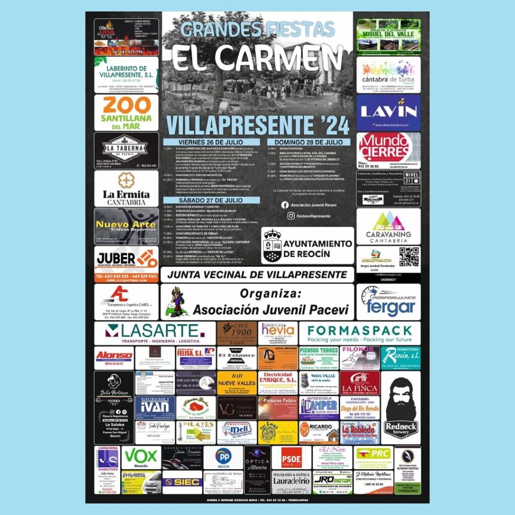 Fiestas del Carmen Villapresente 2024