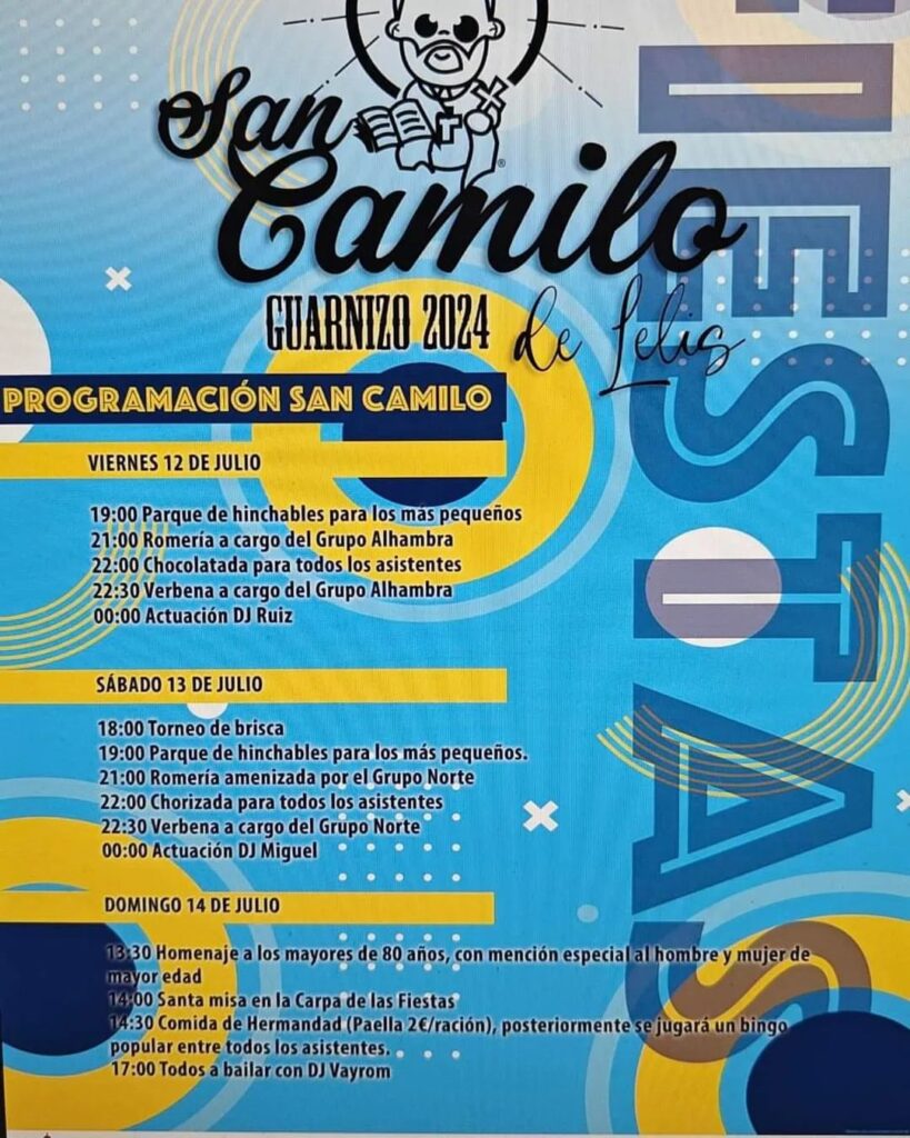 San Camilo de Lelis Guarnizo 2024