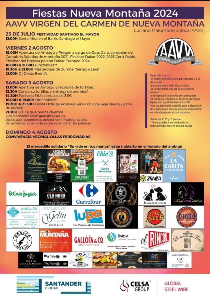 Fiestas Nueva Montaña 2024