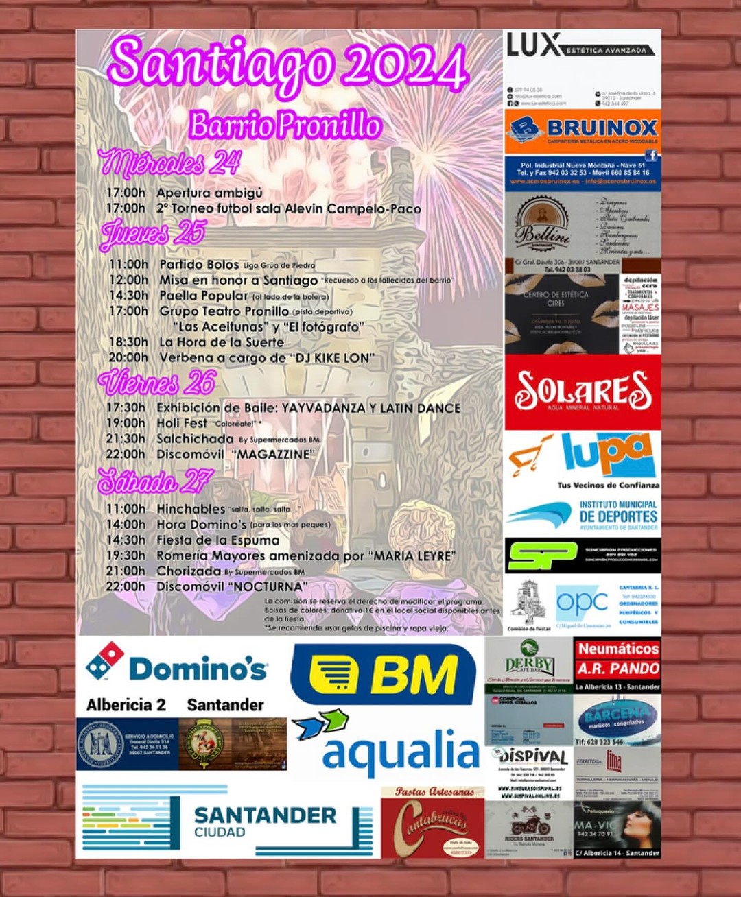 Fiestas de Santiago Pronillo 2024
