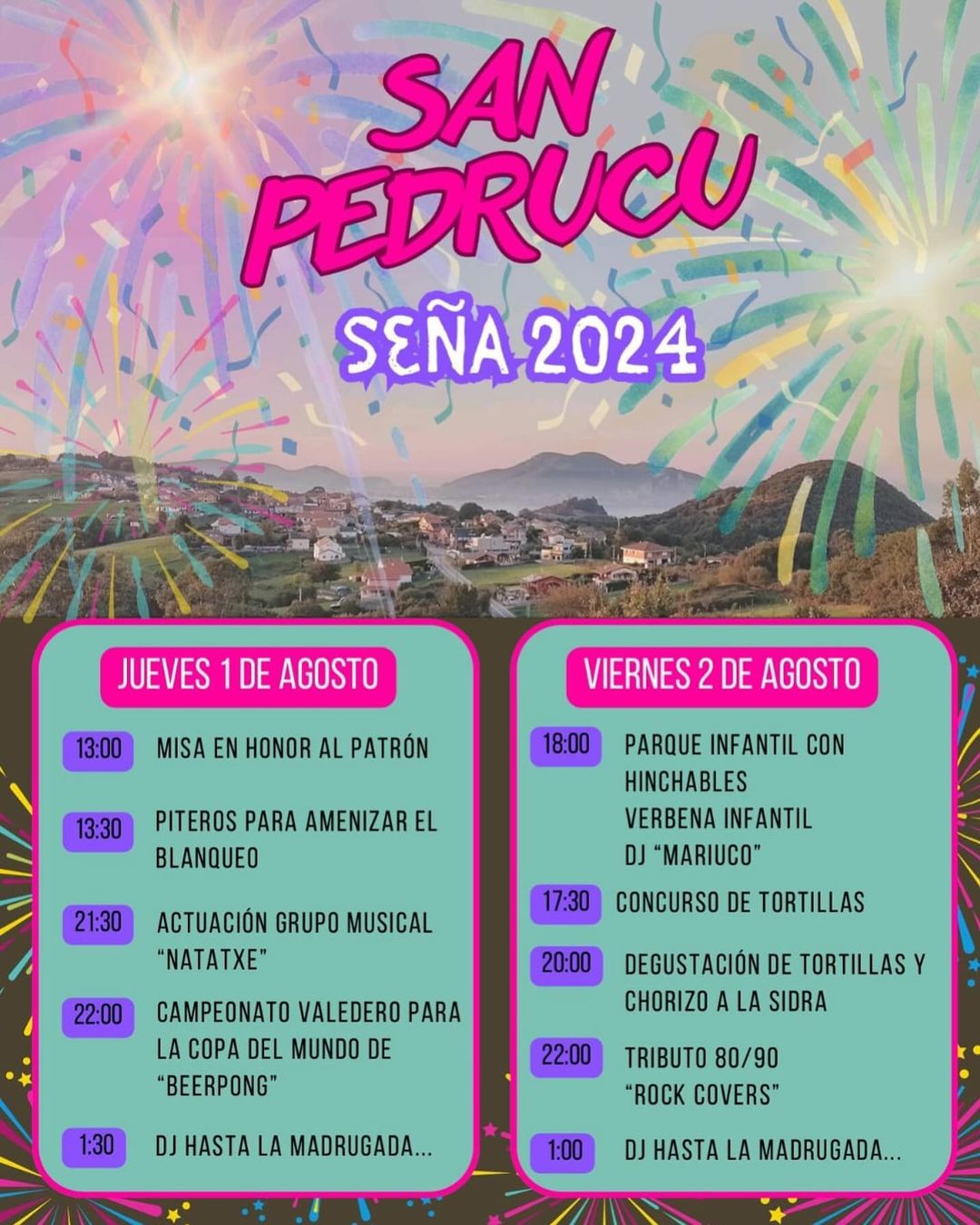San Pedrucu Seña 2024