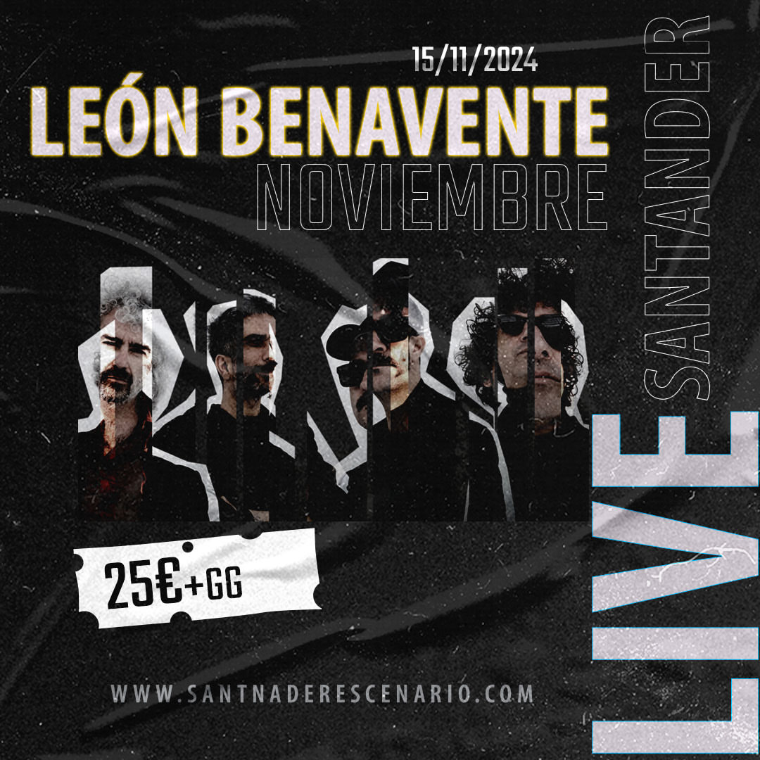 Concierto León Benavente Santander 2024