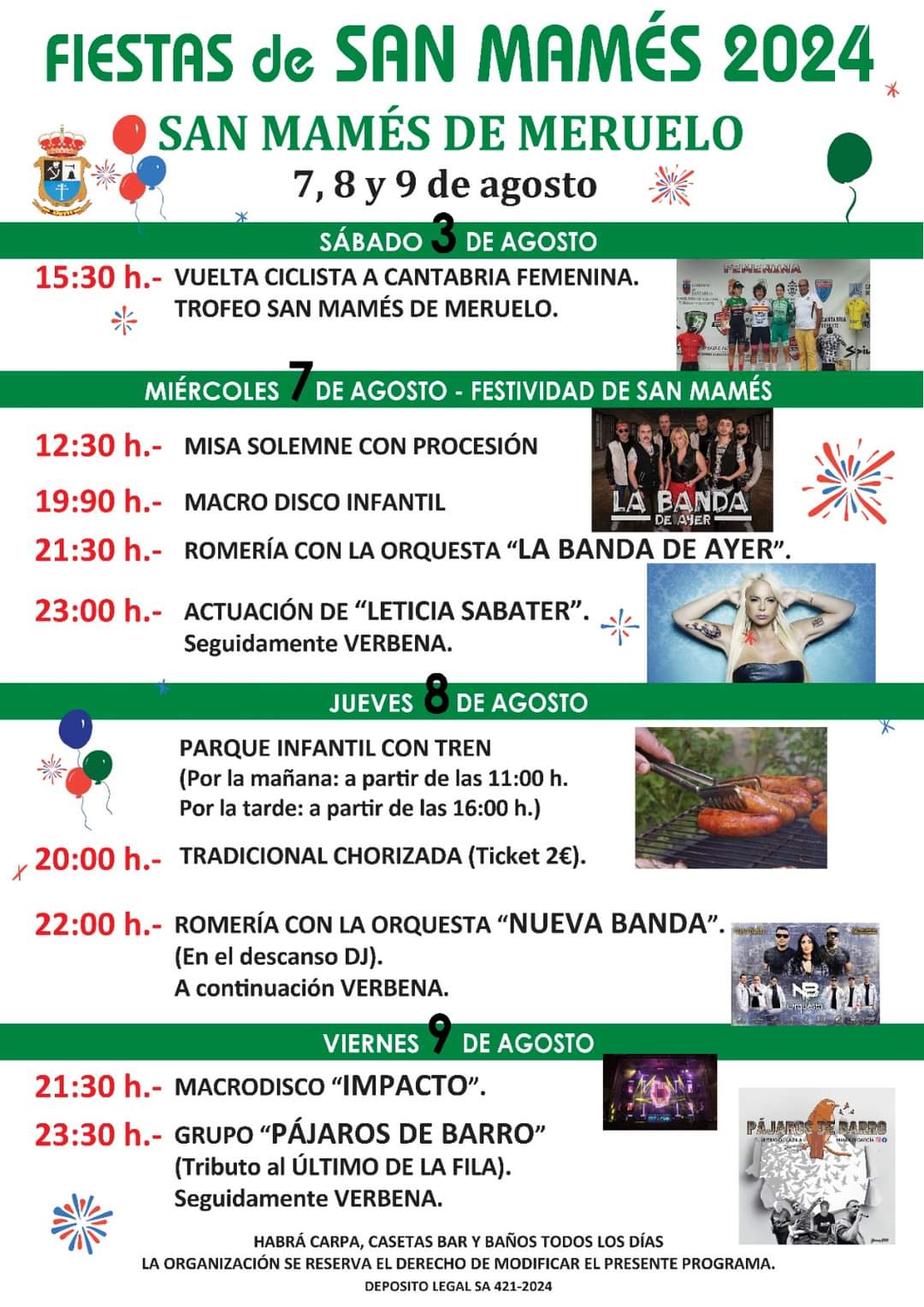 Fiestas de San Mames  de Meruelo 2024