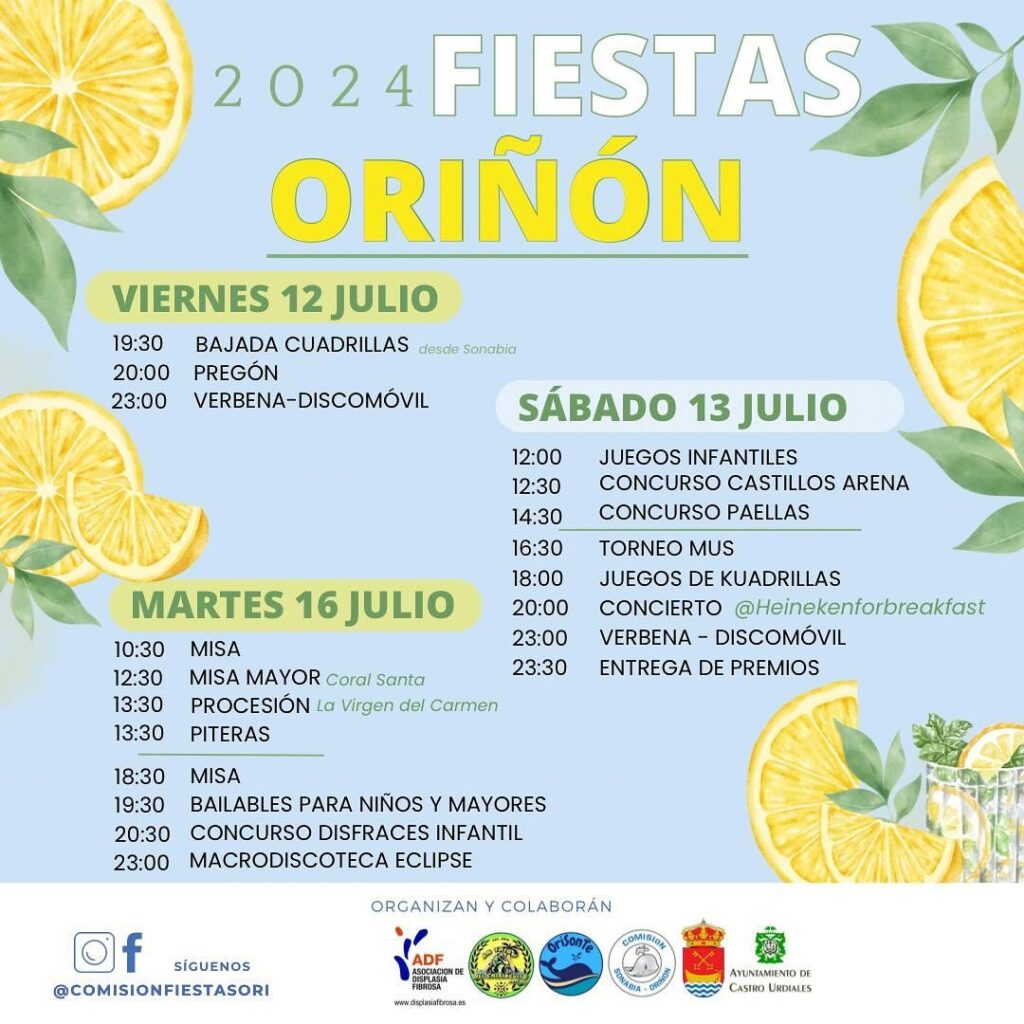 Fiestas Oriñón 2024