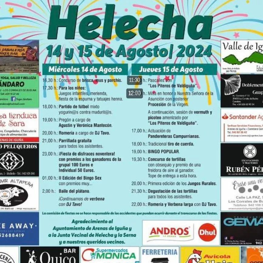 Fiestas de Nuestra Señora de Helecha 2024
