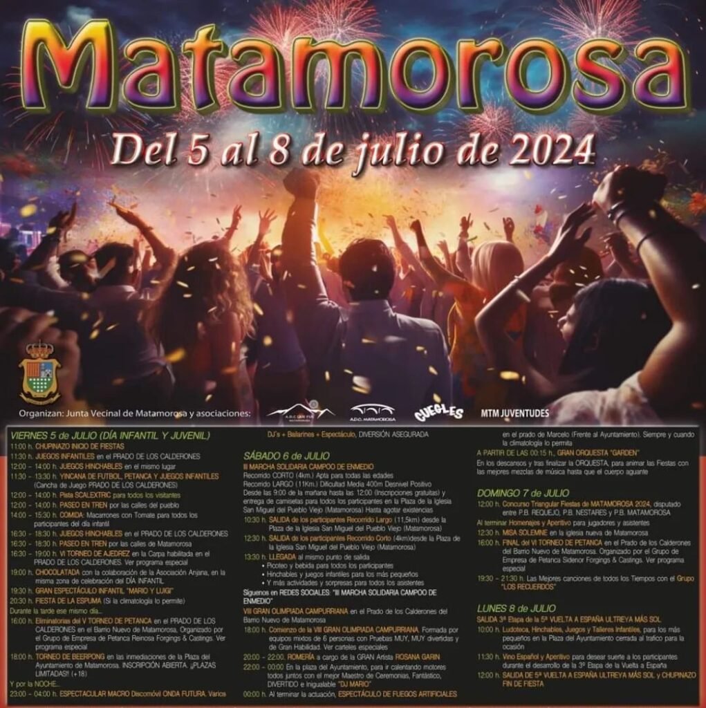 Fiestas de Matamorosa 2024