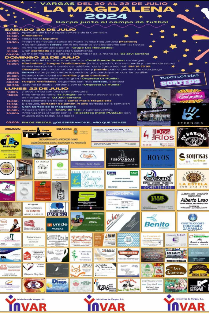 Fiestas de la Magdalena Vargas 2024