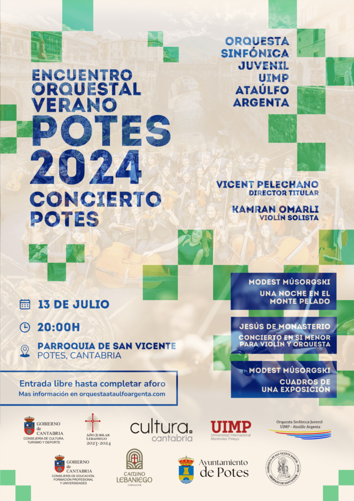 Concierto en Potes – Orquesta Sinfónica Juvenil UIMP Ataúlfo Argenta