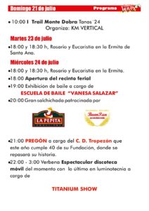 Fiesta de Santa Ana y Las Nieves Tanos 2024