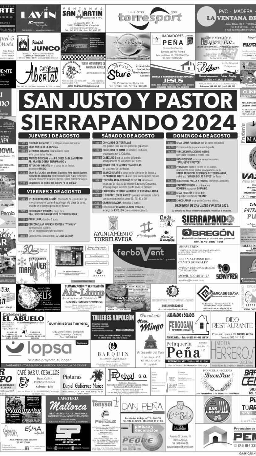 San Justo y Pastor Sierrapando 2024
