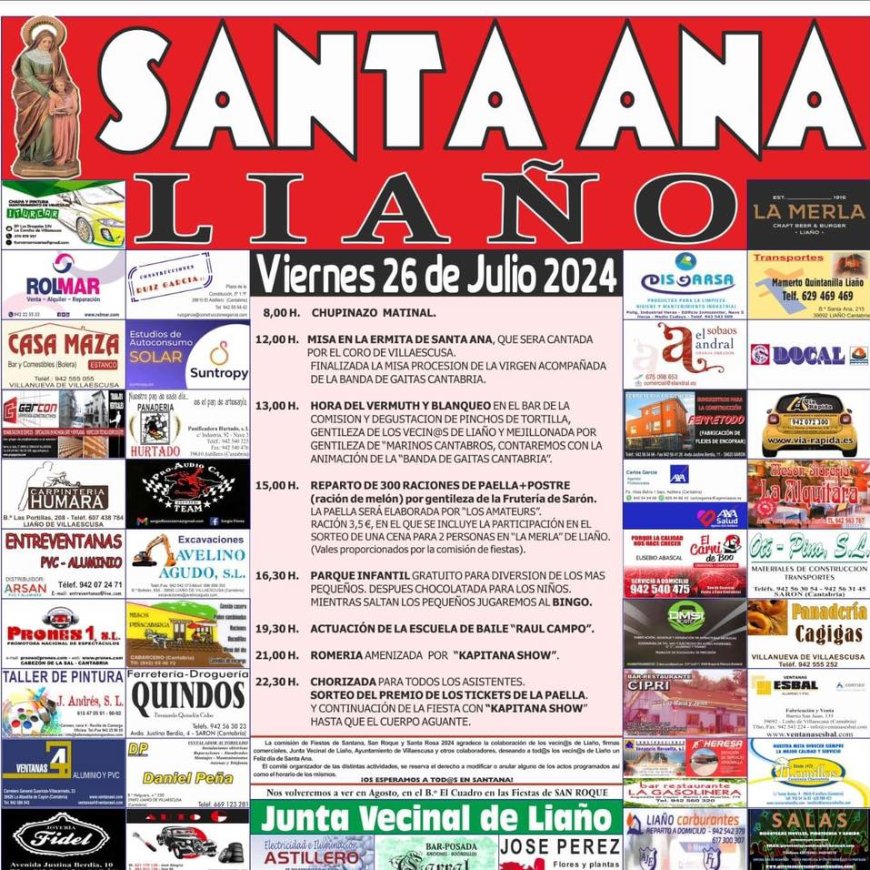 Santa Ana Liaño 2024