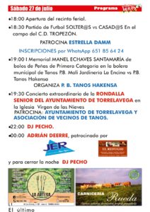 Fiesta de Santa Ana y Las Nieves Tanos 2024